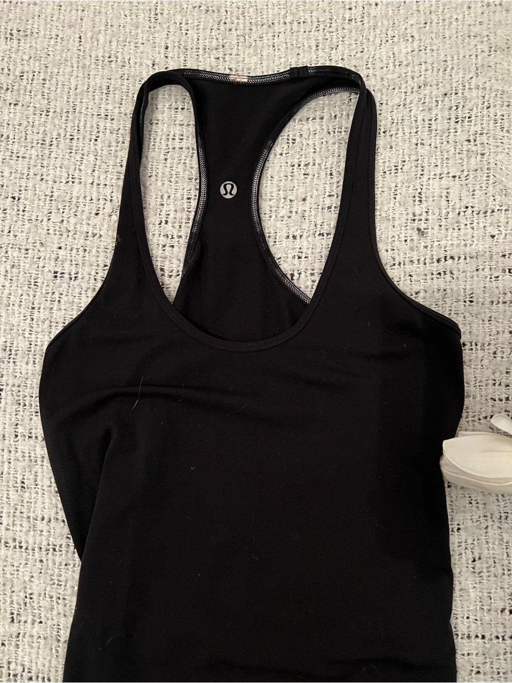 lululemon athletica Black Racerback Performance Tank - Picture 2 of 3